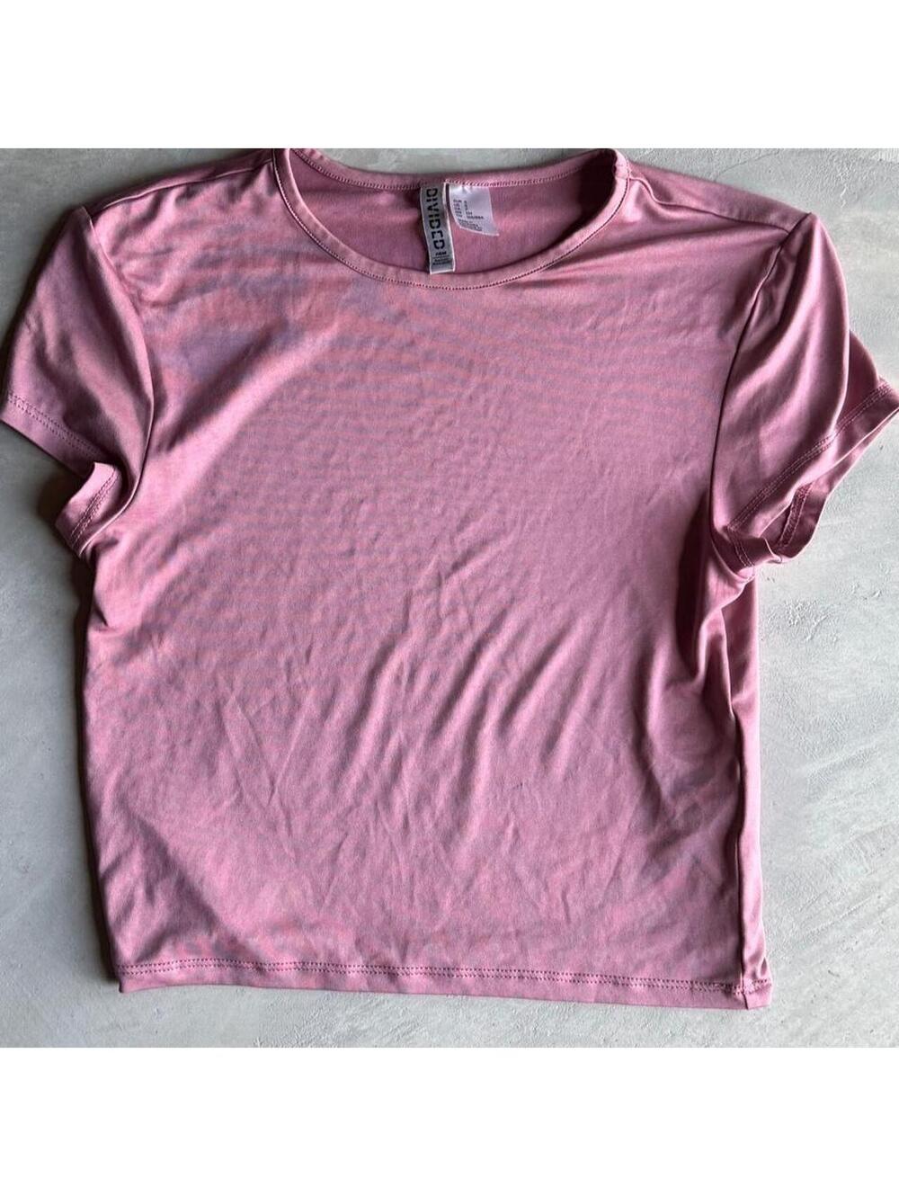 H&M Women's Pink Crop-top